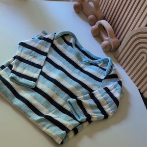 Blue striped old navy lightweight jumpsuit. Like new.